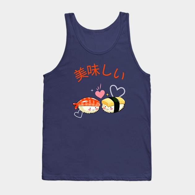 Delicious Sushi v1 Tank Top by CLPDesignLab